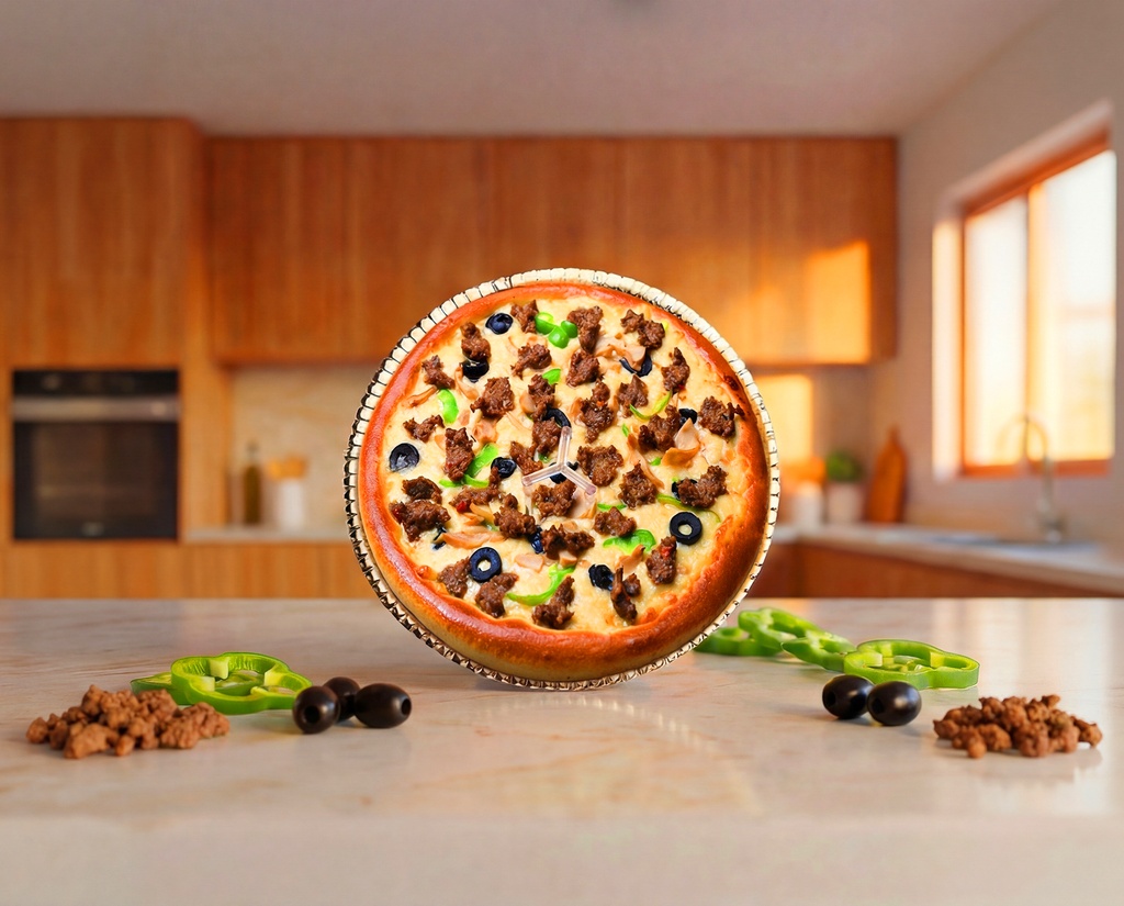 [F0081] Syrian Sausage Pizza S