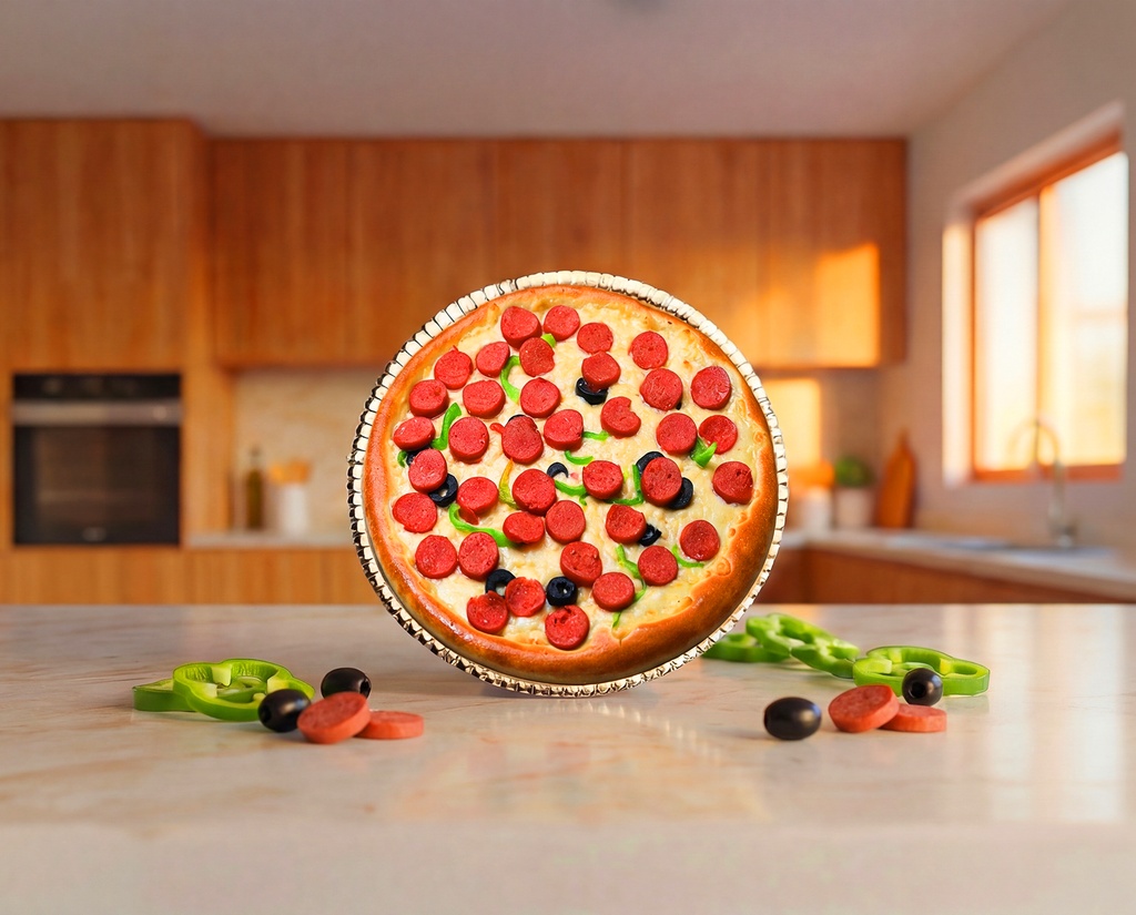 [F0084] Sausage Pizza S