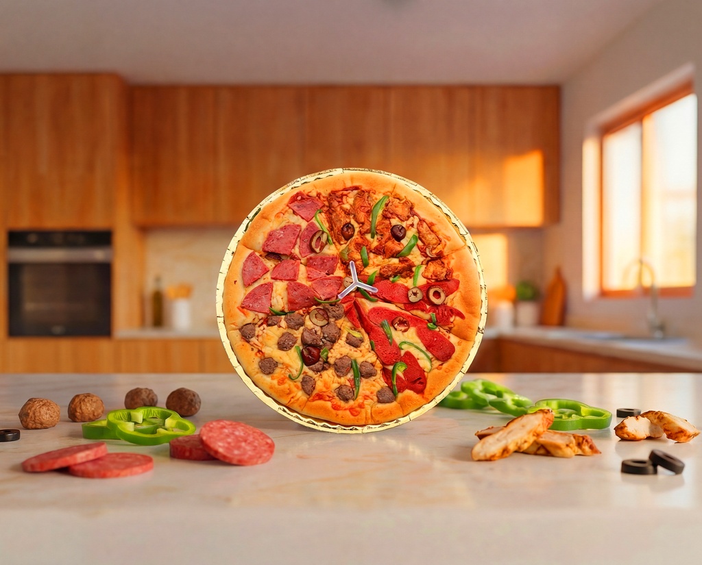 [F0102] Mix meat Pizza S