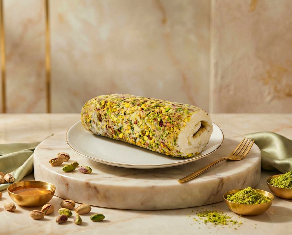 [I0006] Arabic Ice Cream and Pistachios