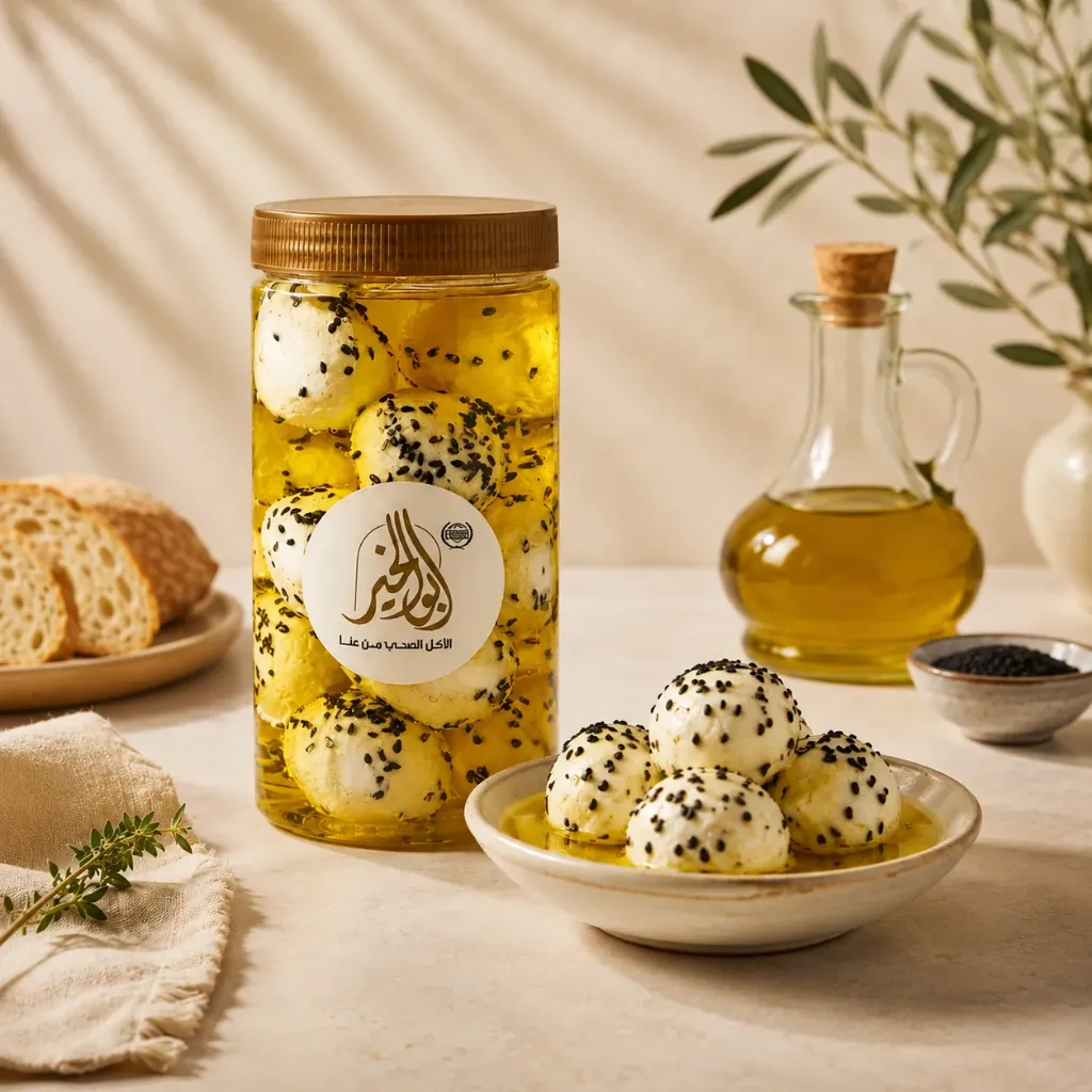 Labneh Jar with Olive Oil & Nigella Seeds 550 g