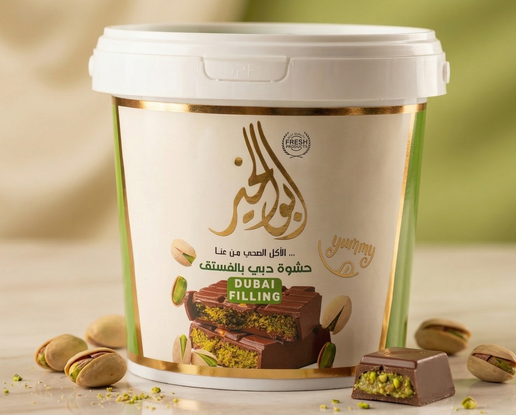 [M0087] Dubai Filling with Pistachio
