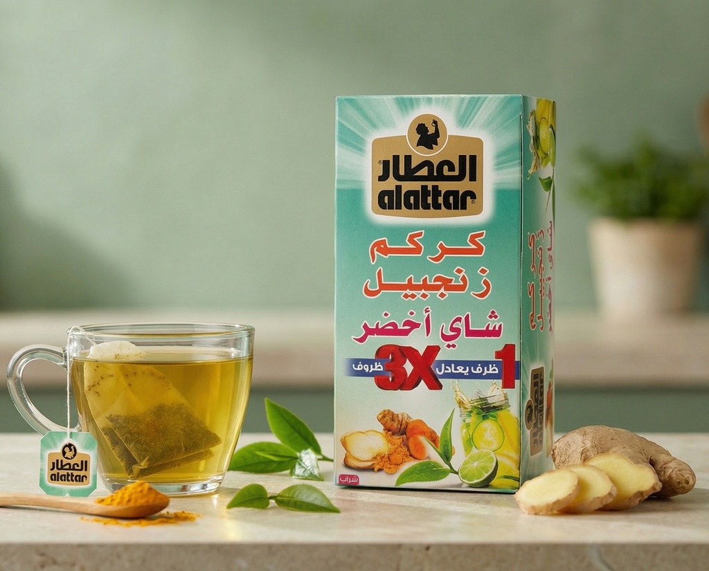 [V0029] العطار كركم و زنجبيل