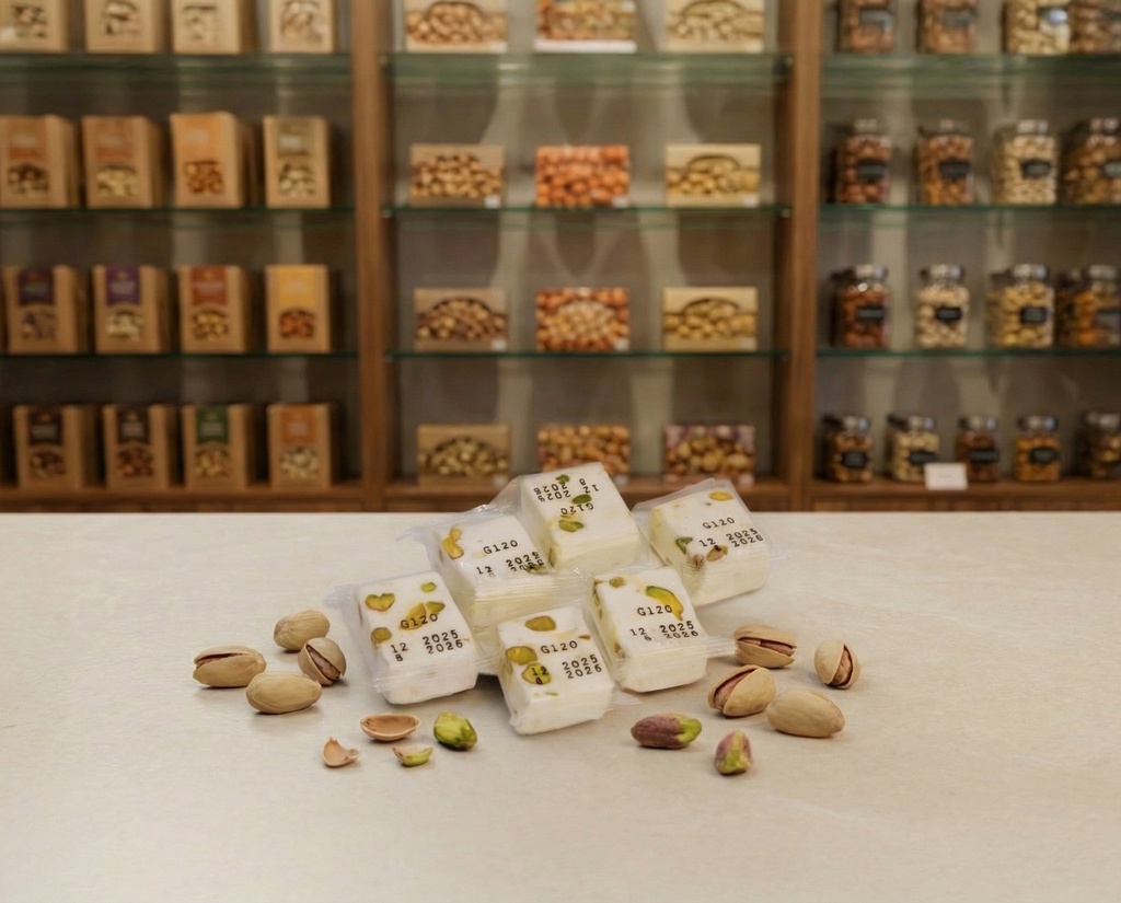 نوجا فستق وسط