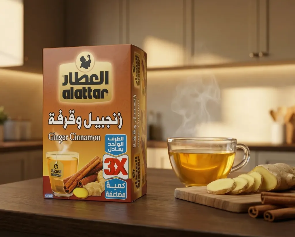 العطار زنجبيل و قرفة 12 ظرف