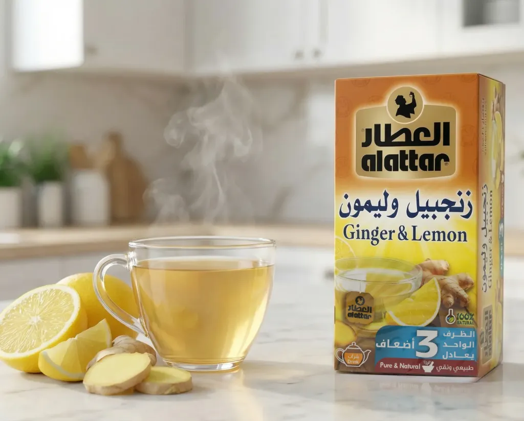 العطار زنجبيل و ليمون