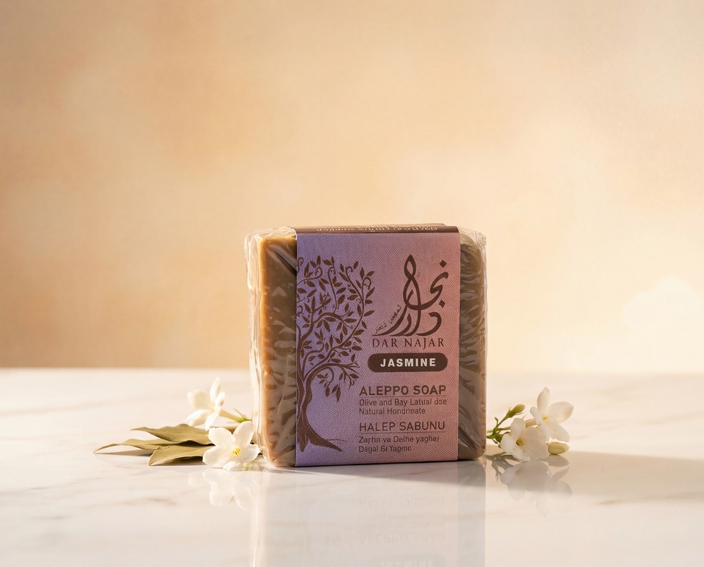 [V0334] Dar Najjar Scented Laurel Soap with Jasmine