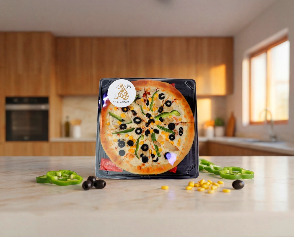 [V0339] طبق بيتزا الفصول الاربعة
