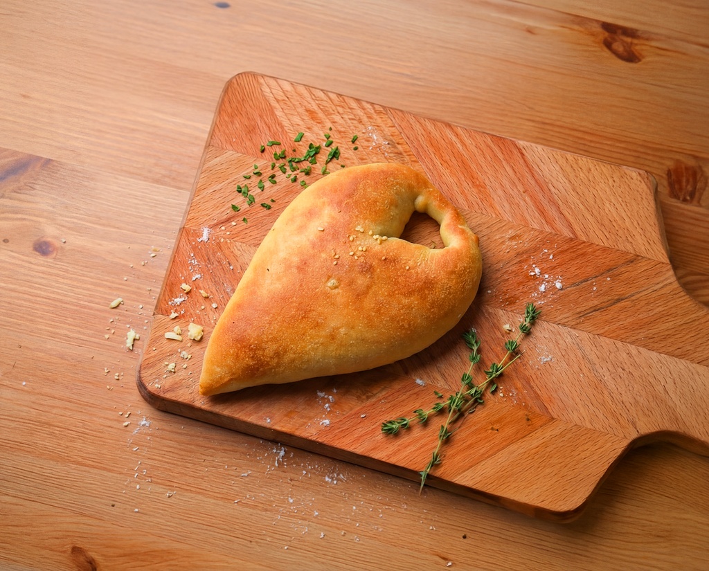 [V0356] Plate of Kiri Cheese Manakish