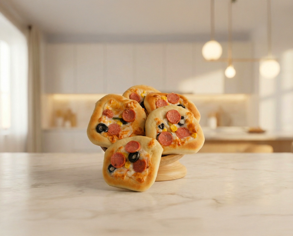 [V0366] Mini Sausage Pizza